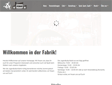 Tablet Screenshot of jugendkulturfabrik.de